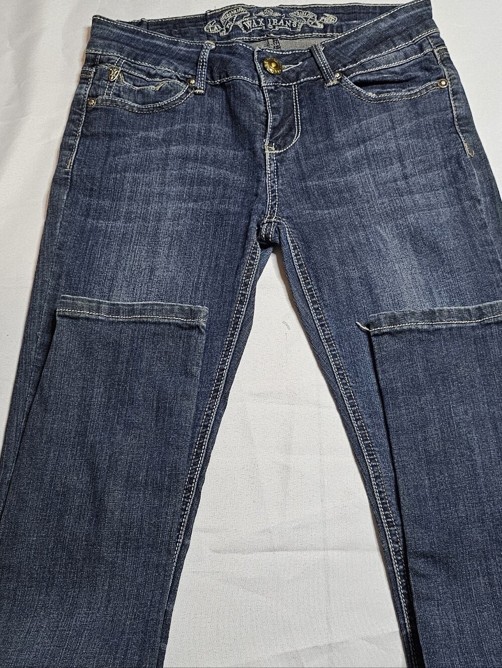 Wax Jean Women's Dark Blue Boot-Cut Jeans